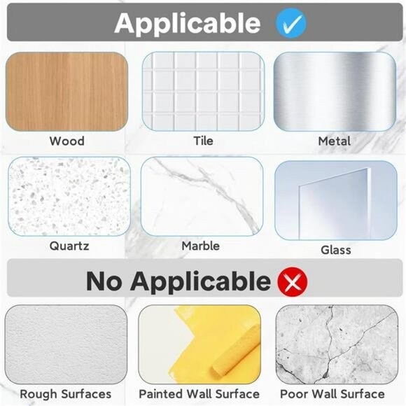 Shower caddy adhesive replacement strips waterproof wall hooks no drilling 14 pa - Picture 6 of 7